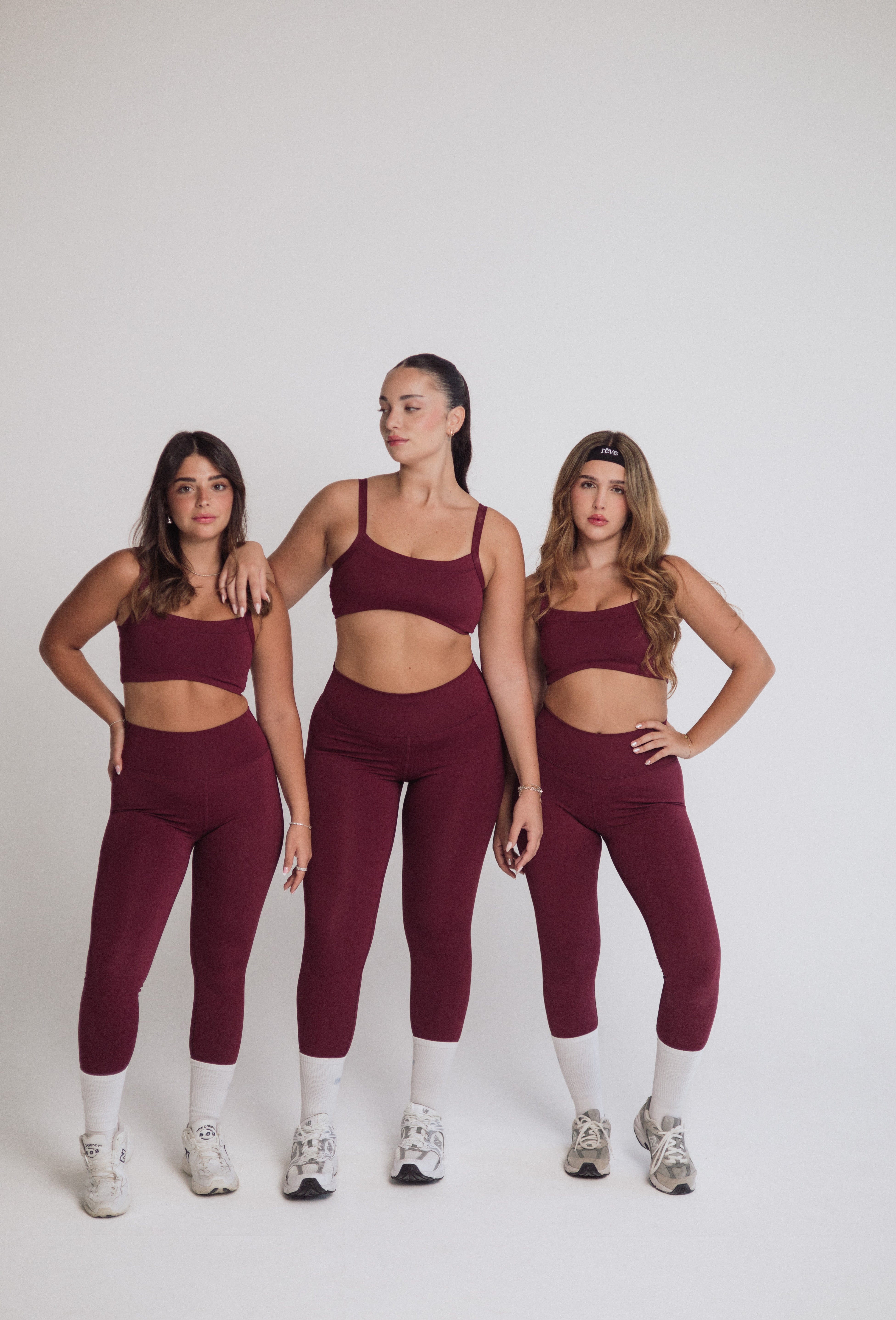 Grace leggings - Burgundy